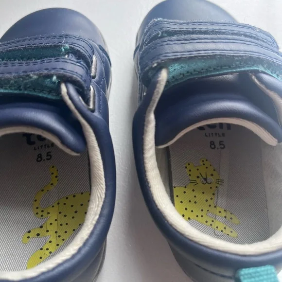 Navy Blue Kids Shoes - Picture 4 of 4